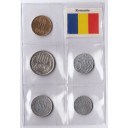 Romania Anni Misti Serie di 5 Monete buona conservazione